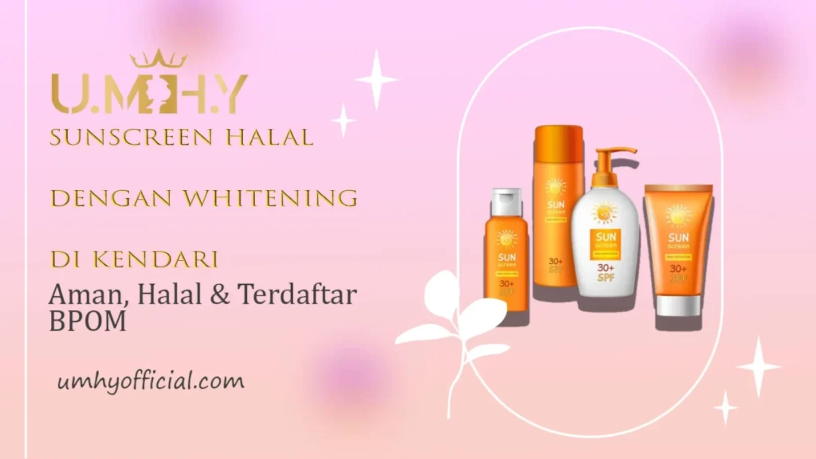 Sunscreen Halal dengan Whitening di Kendari